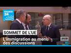 Sommet de l'UE : l'immigration au menu des discussions • FRANCE 24