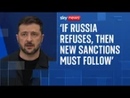 Zelenskyy: Putin does not want to stop the killing