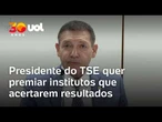 Kassio Nunes propõe premiação de institutos de pesquisa que acertarem resultado de eleições; vídeo