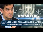 WELT MEINUNG: Peyman Engel begrüßt Muslim-Interaktiv-Verbot! Kalifat-Fantasien verfassungsfeindlich!