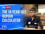 FYI: The 14-year-old human calculator