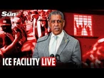 LIVE: Rep Espaillat holds news conference at Newark ICE facility as protests grow