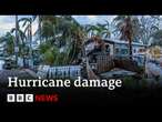 Hurricane Milton leaves destruction across Florida | BBC News