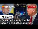 Zambelli é cassada por abuso de poder; Trump culpa Obama e Biden por acidente nos EUA | UOL News