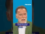 Arnold Schwarzenegger uses famous movie line on Trump climate critics #shorts #arnoldschwarzenegger