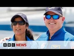 Astronauts in space for nine months didn't know if they would 'be able to make it back' | BBC News