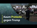 Wo sind die großen Demos gegen Trumps Politik?