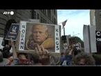 New York, manifestazione anti-Trump in occasione del Labor Day