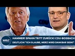 DEUTSCHLAND: Hammer! Spahn tritt zurück! CDU-Bosbach deutlich! "Ich glaube, Merz wird dankbar sein!"