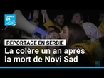 En Serbie, une grande manifestation un an après la mort de Novi Sad • FRANCE 24