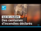 Turquie, Albanie, Grèce : les images impressionnantes des incendies • FRANCE 24
