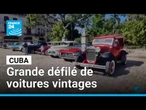 Cuba : défilé emblématique des voitures vintages à la Havane • FRANCE 24