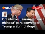 Brasileiros usaram 'ameaça chinesa' para convencer Trump a abrir diálogo com Lula | Jamil Chade