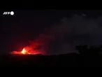 Etna, spettacolo notturno con l'attivita' dal cratere sud-orientale
