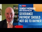 Hollinrake: Rayner should not take severance payment