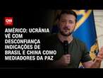 Américo: Ucrânia vê com desconfiança indicações de Brasil e China como mediadores da paz | NOVO DIA