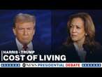 Harris and Trump speak on the cost of living during the presidential debate