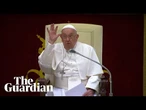 'Not heresy to laugh at God': Pope meets comedians at the Vatican