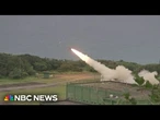 Taiwan tests rocket system made in U.S. as China tensions surge