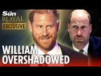 William does hard work then Harry swans in and OVERSHADOWS him - he won't be back for another year