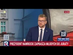 PREZYDENT NAWROCKI WYCIĄGA RĘKĘ DO MŁODYCH! Co na to STOWARZYSZENIE MORAWIECKIEGO? | Republika Dzień