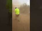 Powerful dust storm sweeps through central California