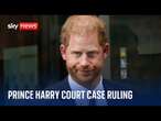 Watch live: Prince Harry set to learn outcome of case against Mirror Group Newspapers