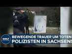 SCHWEIGEMINUTE IN SACHSEN: Polizist bei Verkehrskontrolle totgefahren – Wut und Trauer bundesweit!