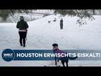 HOUSTON IM SCHNEECHAOS: Texas wird zum Winterwunderland – 10 cm Schnee legen den Süden der USA lahm!