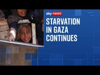 Air dropping aid in Gaza dismissed as smokescreen as mass starvation continues