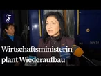 Wirtschaftsministerin Reiche spricht über Wiederaufbau in der Ukraine