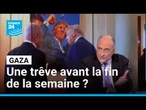Gaza : nouveaux bombardements, Donald Trump espère une trêve avant la fin de la semaine