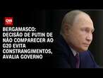 Bergamasco: Decisão de Putin de não comparecer ao G20 evita constrangimentos, avalia governo | 360°