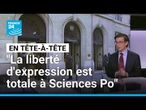 Pour Luis Vassy, "la liberté d'expression est totale à Sciences Po" • FRANCE 24