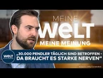 MEINE MEINUNG: Bahn-Chaos! „30.000 Pendler täglich sind betroffen – da braucht es starke Nerven“