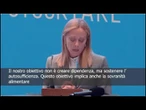 Meloni: Nostro obiettivo non è creare dipendenza, ma sostenere autosufficienza Paesi africani
