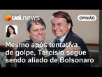 Tarcísio busca imagem moderada, mas segue alinhado ao bolsonarismo, diz Beatriz Bulla