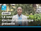En Guinée, le gouvernement présente le nouveau fichier électoral biométrique • FRANCE 24