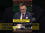 Spięcie w Sejmie! "To jest chamstwo, a nie debata parlamentarna"