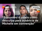 Flávio Bolsonaro chega fragilizado por crise com Michelle que se estendeu por muito tempo | Farah