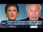 UKRAINE-KRIEG: Heftiger Streit! Wagenknecht erhöht Druck auf Merz! CDU reagiert auf BSW