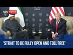 'Relationship with Iran is now normalised': Trump insists Strait of Hormuz will reopen 'toll free'