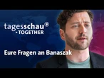 ARD-Sommerinterview: Grünen-Chef Felix Banaszak stellt sich euren Fragen | tagesschau together
