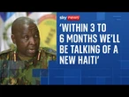 'This is a mission possible': Commander says his security force is Haiti's 'only hope'