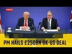 BREAKING: Sir Keir Starmer and Donald Trump praise 'priceless' UK-US relationship