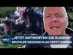 PUTINS KRIEG: "Jetzt antworten die Russen!" Gegenschläge krachen auf Odessa ein