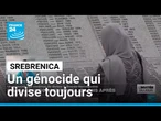 Il y a trente ans, Srebrenica : un génocide qui divise toujours la Bosnie-Herzégovine