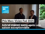 Prix Marc-Vivien Foé 2025: le sacre du Marocain Achraf Hakimi • FRANCE 24