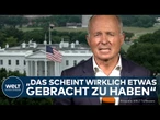 UKRAINE-GIPFEL: Trump stolz – „Es gab keine Katastrophe, keinen Eklat – das ist schon mal gut.“
