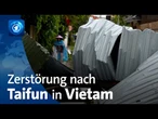 Taifun „Kajiki“ trifft auf Vietnam – Warnung vor Erdrutschen